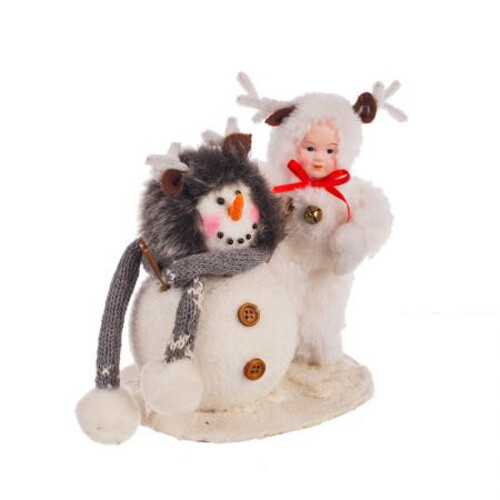 Коледен снежен човек с дете CK36
