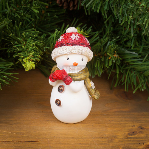 Коледна фигурка снежко момченце JH111