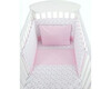 Бебешки спален комплект трико 5 ч Pink Flowers 60/120 Kikka Boo-megahome.bg