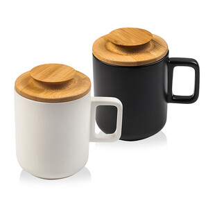 Комплект от 2 чаши с дървени капачета 910104