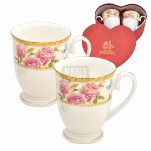 Комплект 2 чаши Royal MUG Роза Дантела 974720 Комплект 2 чаши Royal MUG Роза Дантела 974720