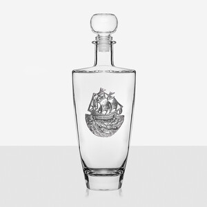 Кристална Бутилка за уиски  кораб F32107