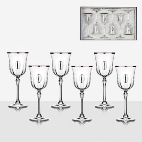 Чаши за бяло вино с плочка Ludovica VMP0101