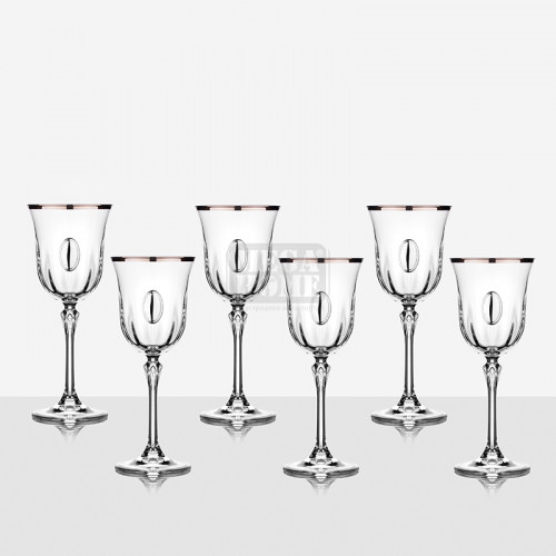 Чаши за бяло вино с плочка Ludovica VMP0101