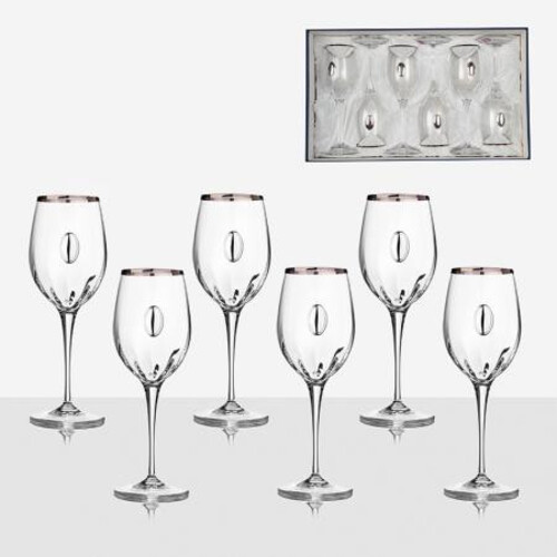 Чаши за червено вино с плочка Monalisa wine VMP1101