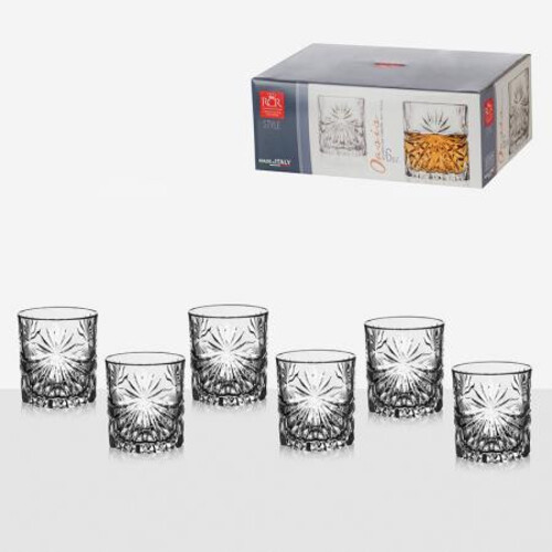 Стилни 6 чаши за уиски Oasis 621106