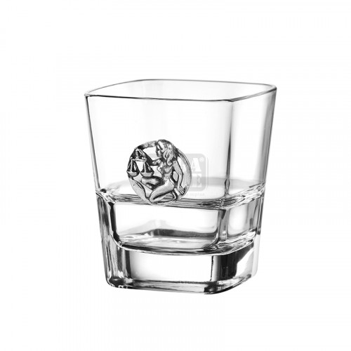 Чаша за уиски със зодия Везни DG058