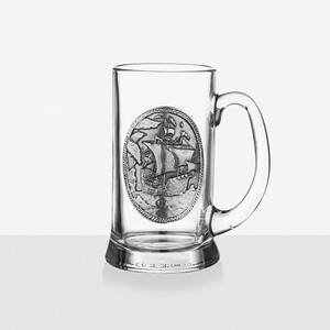 Оригинална халба за бира с кораб DG014 Оригинална халба за бира с кораб DG014