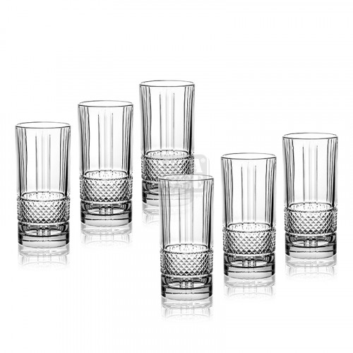 Стилен комплект от 6 чаши за безалкохолно Brillante 621501