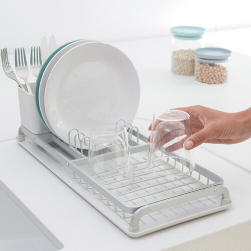 Компактен сушилник за съдове Brabantia Light Grey