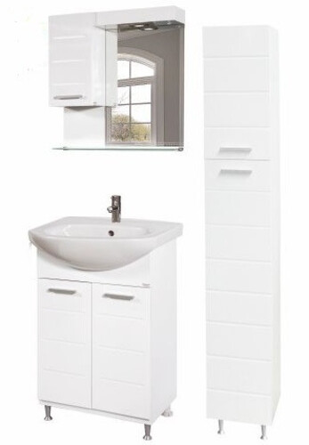 Горен PVC шкаф за баня Макена Класика №124