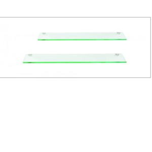 Полица за баня  Makena мат Мики 1 държачи 12х50 см 2 бр