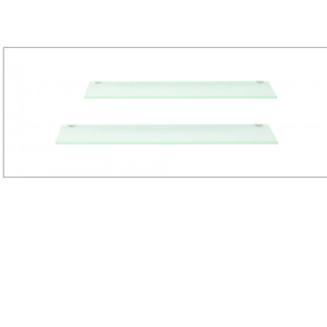 Полица за баня Makena Вики  държачи 12х50 см  2 бр