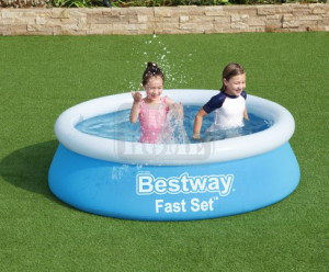 Басейн с надуваем ринг Bestway 183 x 51 см 57392 Басейн с надуваем ринг Bestway 183 x 51 см 57392