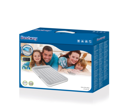 Надуваем матрак Bestway Aerolax Airbed Double 67462