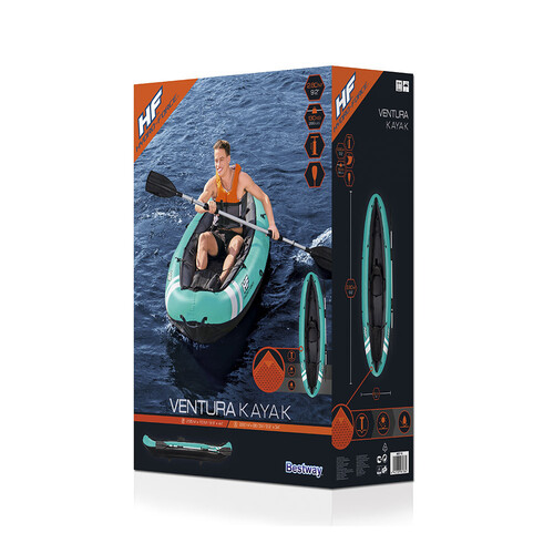 Надуваем Кану Каяк Bestway Hydro Force Ventura 65118
