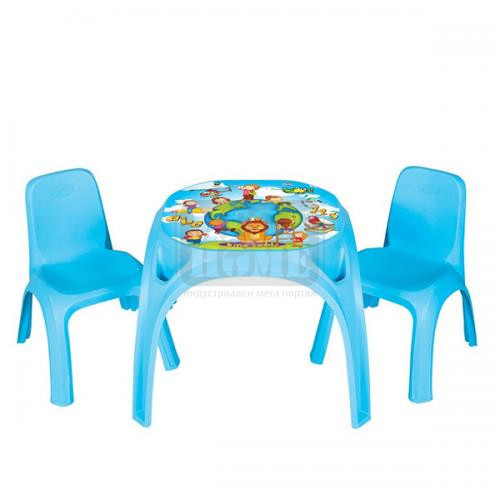Детска маса с два стола Pilsan King