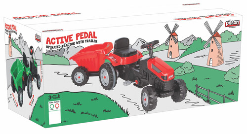 Детски трактор с ремарке Pilsan Active