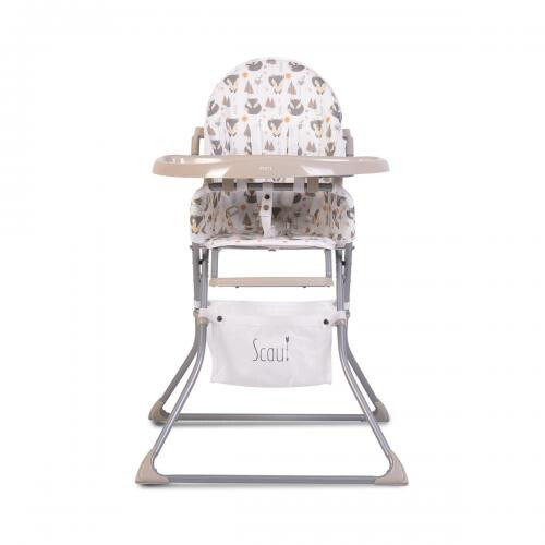 Детски стол за хранене Moni Scaut