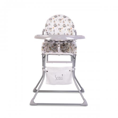 Детски стол за хранене Moni Scaut