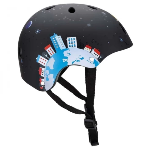 Детскa каскa за колело и тротинетка Globber 48-51 см черна