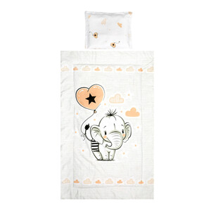 Детски спален комплект от 4 части Lorelli Слонче