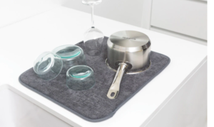 Микрофибърна подложка за съдове Brabantia Dark Grey