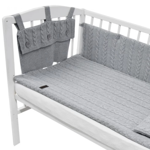 Плетен комплект за бебешко креватче EKO - Poland 4 части