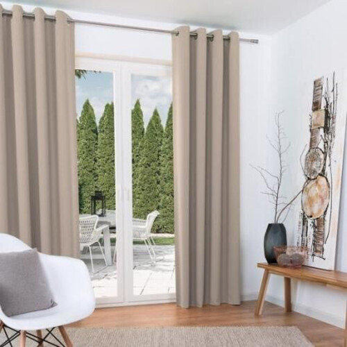 Комплект две пердета Blackout за закачване с кукички 140х245см