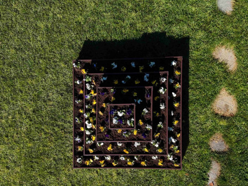 Цветарник Primaterra Square 4 -  Шоколад