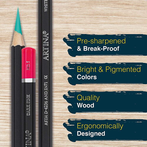 Професионален комплект от 160 броя моливи Artina Expertilo