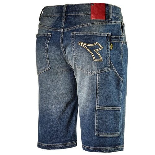 Къс дънков панталон Diadora Bermuda Stone син