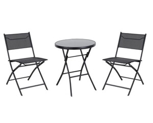 Градински комплект от два стола и маса SC-120