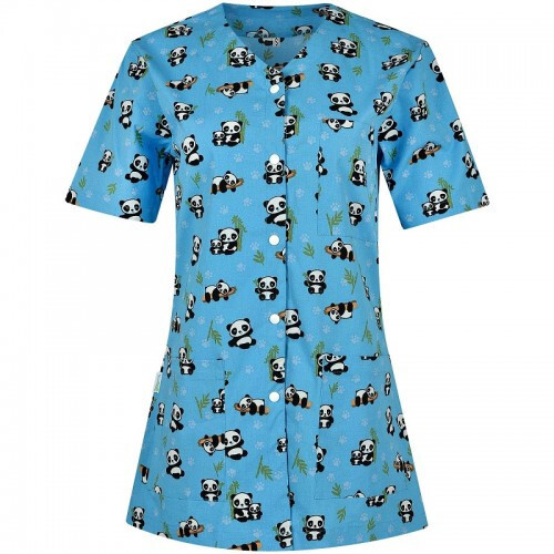Медицинаска туника с копчета Carina Панда от XS до XXXL