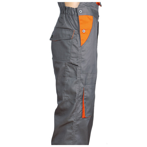 Работен полугащеризон Desman Bibpants Stenso сив