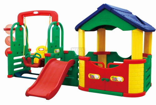 Комплект детска къща с зона за игра 3toysm JM804B
