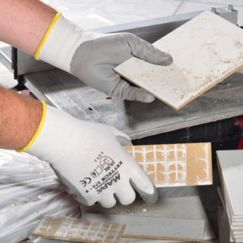 Работни ръкавици противосрезни Мара Krytech 579 бяли