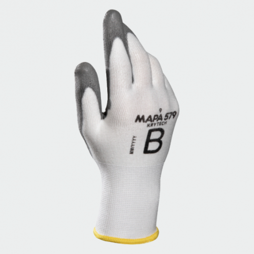Работни ръкавици противосрезни Мара Krytech 579 бяли