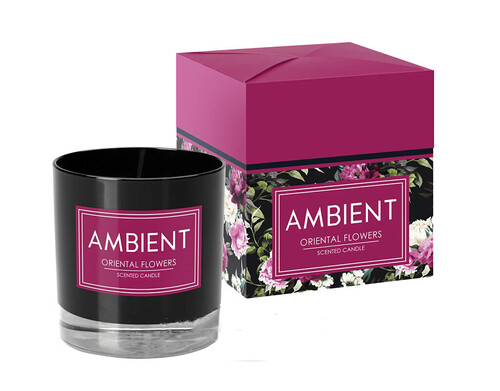 Парфюмирана свещ в чаша Bispol Ambient ориенталски цветя