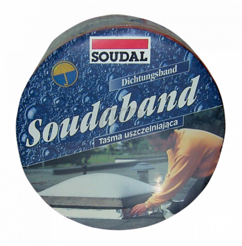Хидроизолационна покривна лента - цвят графит Soudal Soudaband