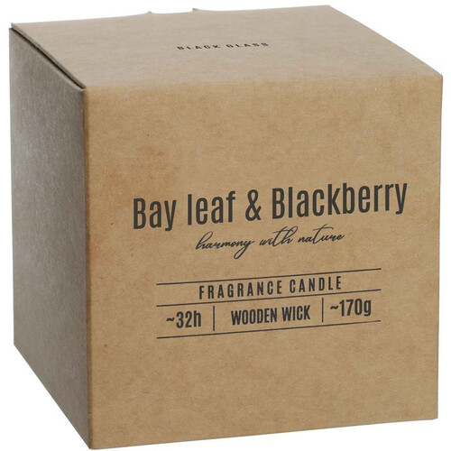 Ароматизирана свещ Bispol в кутия с дървен фитил