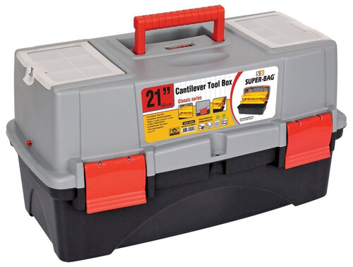 Куфар за инструменти с две тави и органайзер Аsrin  21 цола