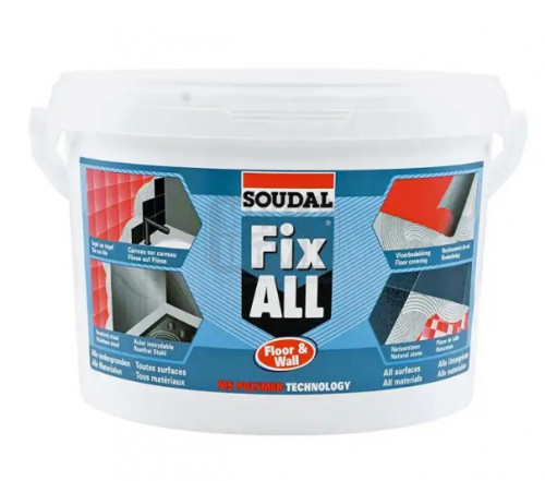 Универсално лепило Soudal Fix All Floor & Wall 4 кг