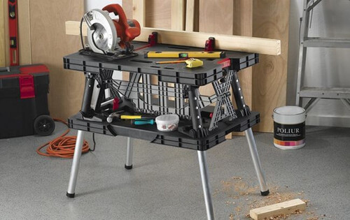 Работна маса Curver Keter преносима 2 нива