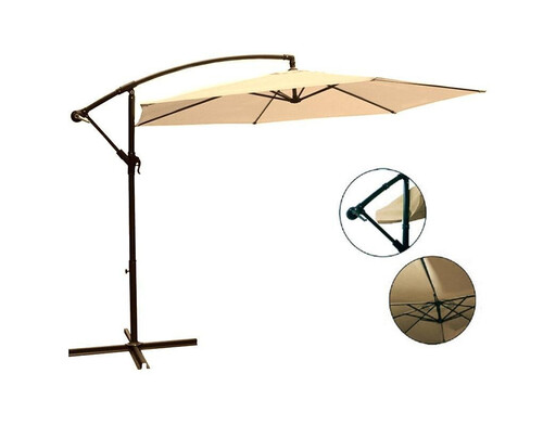 Чадър със стойка DeHome 3 м без харбали HD 01 GN2