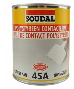 Контактно лепило за полистирол Soudal 45А 750 мл