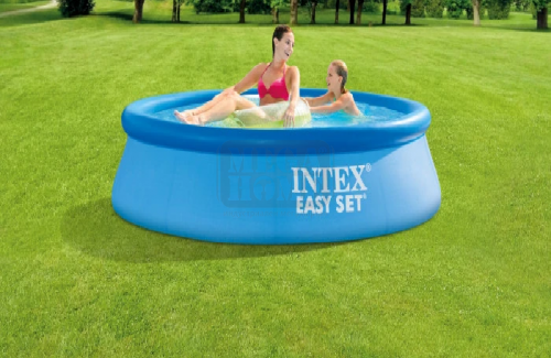 Надуваем басейн Intex Easy Set 28106 NP