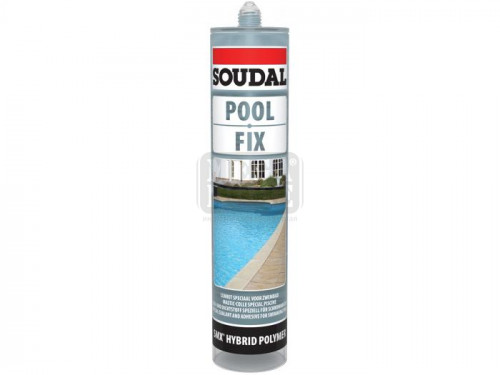 Гъвкаво уплътнително лепило за плочки Soudal Pool Fix 290 мл