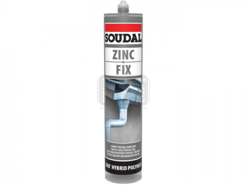 Лепило за поцинкована ламарина Soudal Zinc Fix 290 мл