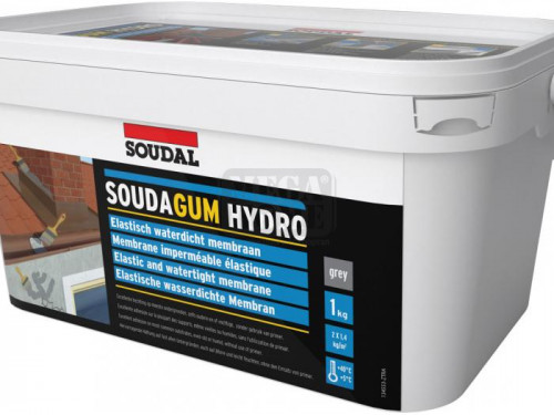 Водоустойчива мембрана Soudal Soudagum Hydro Kit 1 кг